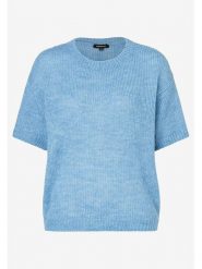 More & More Sweter w kolorze błękitnym rozmiar: 36. Niebieskie swetry klasyczne damskie More & More, bez kołnierzyka. Za 104.14 zł.