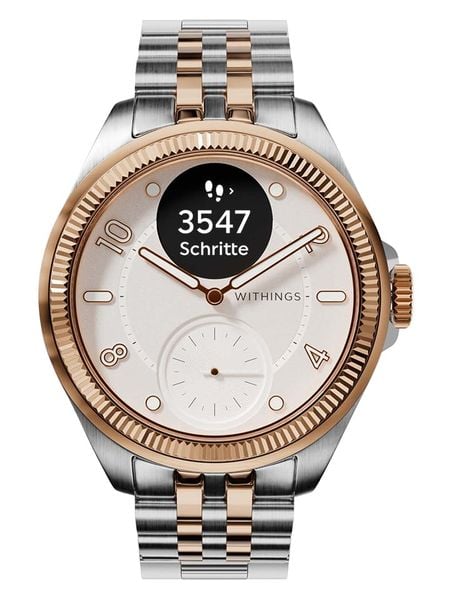 WITHINGS Smartwatch "Brilliant" w kolorze złoto-srebrnym rozmiar: onesize. Szare, cyfrowe zegarki damskie WITHINGS, srebrne. Za 2,000.99 zł.