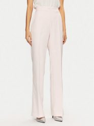 Guess Spodnie materiałowe W4YB30 WFWX2 Różowy Regular Fit. Czerwone spodnie materiałowe damskie Guess, z aplikacjami, z materiału. W wyprzedaży za 259.99 zł.