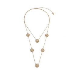 Naszyjnik Guess. Żółte kolczyki damskie Guess, złote. Za 709.99 zł.