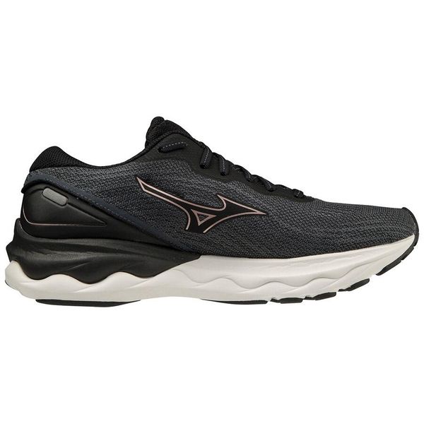 Buty do biegania damskie Mizuno Wave Skyrise 3. Szare obuwie sportowe damskie Mizuno, z gumy, bez zapięcia, do biegania, mizuno wave. Za 449.00 zł.