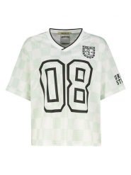 Sublevel Koszulka w kolorze zielono-białym rozmiar: M. Zielone bluzki damskie Sublevel, m, bez wzorów, bez kołnierzyka, bez ramiączek. Za 60.99 zł.