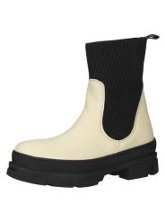 Steve Madden Skórzane botki w kolorze beżowym rozmiar: 39. Brązowe botki damskie Steve Madden, bez obcasa, bez zapięcia. Za 260.99 zł.