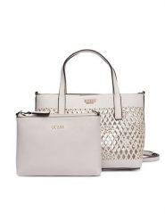 Guess Torebka Letty Mini HWPG99 11750 Biały. Białe torebki klasyczne damskie Guess, ze skóry, bez dodatków. Za 589.99 zł.