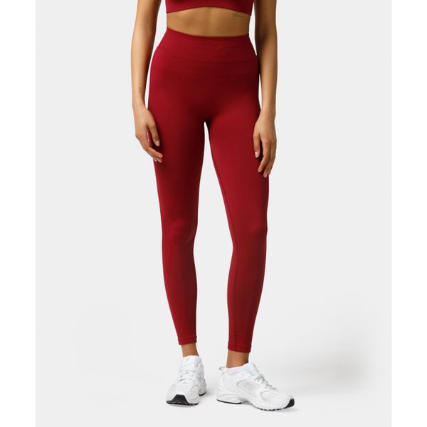 Legginsy bezszwowe push-up Carpatree Elite czerwone. Czerwone legginsy damskie Carpatree, s, bez wzorów, z elastanu. W wyprzedaży za 169.99 zł.