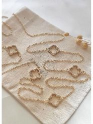 Atelier MIU Pozłacany naszyjnik z elementami ozdobnymi - dł. 80 cm rozmiar: onesize. Żółte naszyjniki damskie atelier MIU, z cyrkonią, pozłacane. Za 101.94 zł.