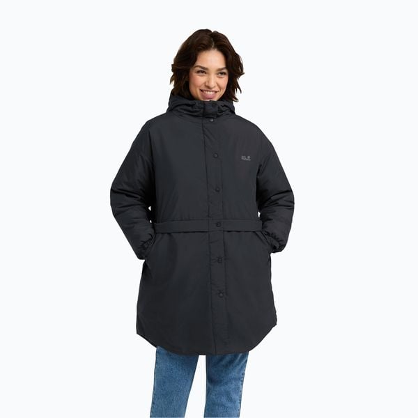 Kurtka ocieplana damska Jack Wolfskin Altay. Czarne kurtki damskie Jack Wolfskin, xs, bez wzorów, z puchu, bez kaptura. Za 529.99 zł.