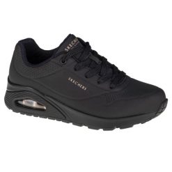 Buty do chodzenia damskie, Skechers Uno-Stand on Air. Czarne obuwie sportowe damskie Skechers, z materiału, bez zapięcia, trekkingowe. Za 376.00 zł.