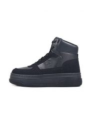 GAP Sneakersy "Paradise Mid II Bsc" w kolorze czarnym rozmiar: 40. Czarne obuwie sportowe damskie GAP, za kostkę, bez zapięcia. Za 158.47 zł.
