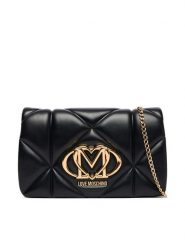 LOVE MOSCHINO Torebka JC4043PP0OLC0000 Czarny. Czarne torebki wieczorowe damskie Love Moschino, bez wzorów, ze skóry, bez dodatków. Za 789.99 zł.