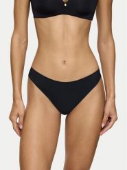 Triumph Stringi Pretty 10222212 Czarny. Czarne stringi Triumph, bez wzorów, z syntetyku. Za 49.99 zł.