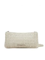 Calvin Klein Jeans Torebka Rouched Zip Top Bag LV04K3090G Écru. Torebki klasyczne damskie Calvin Klein Jeans, z jeansu, bez dodatków. Za 229.99 zł.