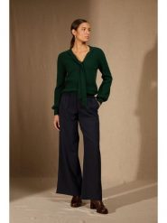 Perfect Cashmere Kaszmirowy sweter "Noty" w kolorze ciemnozielonym rozmiar: L. Zielone swetry klasyczne damskie Perfect Cashmere, l, z kaszmiru, bez kołnierzyka. Za 413.99 zł.