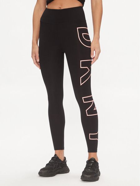 DKNY Sport Legginsy DP3P1960 Czarny Slim Fit. Czarne legginsy damskie DKNY Sport, xs, bez wzorów, z syntetyku. Za 209.99 zł.