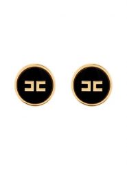 Elisabetta Franchi Kolczyki OR-51A-61E2-V160 Czarny. Czarne kolczyki damskie Elisabetta Franchi, metalowe. Za 679.99 zł.