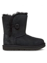 Ugg Śniegowce K Bailey Button II 1017400K Czarny. Czarne kozaki dziewczęce Ugg, bez wzorów, ze skóry, bez obcasa, bez zapięcia. Za 529.99 zł.