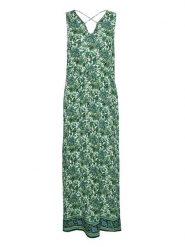 Vero Moda Sukienka w kolorze zielonym rozmiar: S. Zielone sukienki damskie Vero Moda, bez wzorów, z wiskozy, klasyczne, bez ramiączek. Za 177.45 zł.