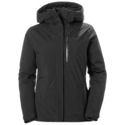 Damska kurtka narciarska Helly Hansen Snowplay. Czarne kurtki sportowe damskie Helly Hansen, l, bez wzorów, z poliesteru, bez kaptura. Za 1,012.00 zł.