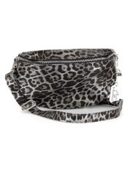 Anna Morellini Skórzana saszetka "Nunziatina" w kolorze szaro-czarnym - 25 x 14 x 1 cm rozmiar: onesize. Czarne nerki i saszetki damskie Anna Morellini, bez wzorów, z materiału. Za 173.99 zł.