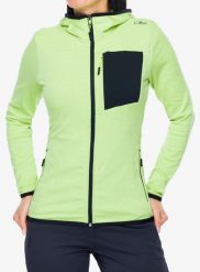 Bluza rozpinana damska CMP Solvixa. Zielone bluzy damskie CMP, m, bez wzorów, z elastanu, bez kaptura. Za 290.39 zł.