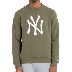 Bluza New Era New York Yankees Crew Neck. Białe bluzy damskie New Era, m, bez wzorów, bez kaptura. W wyprzedaży za 183.40 zł.