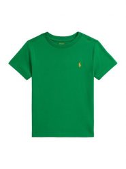 Polo Ralph Lauren T-Shirt 322832904500 Zielony Regular Fit. Zielone t-shirty i koszulki chłopięce Polo Ralph Lauren, bez wzorów, z bawełny, bez kołnierzyka, bez ramiączek. Za 199.99 zł.