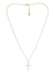 U.S. Polo Assn. Pozłacany naszyjnik z zawieszką - dł. 38 cm rozmiar: onesize. Żółte naszyjniki damskie U.S. Polo Assn., z kryształem, metalowe. Za 113.63 zł.