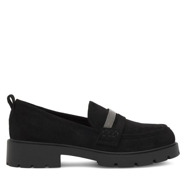 Mokasyny JENNY. Czarne mokasyny damskie Jenny, bez obcasa. Za 139.99 zł.