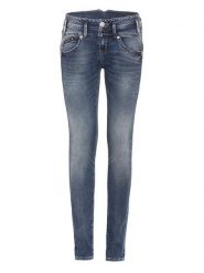 Herrlicher Dżinsy - Slim fit - w kolorze granatowym rozmiar: W24. Niebieskie jeansy damskie Herrlicher. Za 83.42 zł.