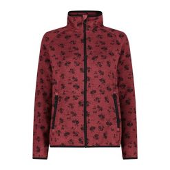 Kurtka polarowa damska z zamkiem CMP. Czerwone kurtki damskie CMP, bez wzorów, z polaru, bez kaptura. Za 323.50 zł.