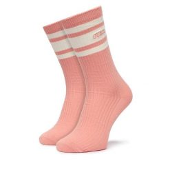 Skarpety długie Guess. Czerwone skarpetki damskie Guess, z aplikacjami. Za 69.99 zł.