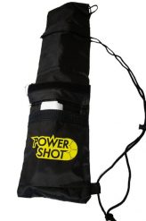 Torba na arkusze treningowe. Czarne torby sportowe POWER SHOT, bez wzorów. Za 107.46 zł.