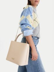 Nine West Torebka CEO-Aera-LDA8888 Écru. Torebki klasyczne damskie Nine West, z materiału, bez dodatków. Za 199.99 zł.