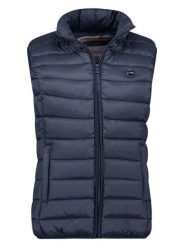 Geographical Norway Kamizelka pikowana "Vatikotal" w kolorze granatowym rozmiar: L. Niebieskie kamizelki damskie Geographical Norway, l, bez wzorów, bez kaptura. Za 143.90 zł.