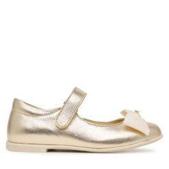 Baleriny Naturino. Żółte baleriny dziewczęce Naturino, bez wzorów, bez obcasa, bez zapięcia. Za 399.99 zł.