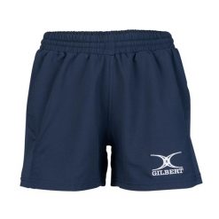 Szorty damskie Gilbert Elite. Niebieskie spodenki sportowe damskie GILBERT, s, bez wzorów, z materiału, na fitness i siłownię. Za 185.50 zł.
