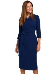 Stylove Sukienka w kolorze granatowym rozmiar: M. Niebieskie sukienki damskie Stylove, bez wzorów, bez ramiączek. Za 206.42 zł.