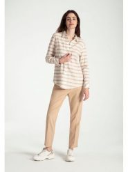 More & More Bluzka w kolorze beżowo-kremowym rozmiar: 40. Brązowe bluzki damskie More & More, bez wzorów, bez kołnierzyka, bez ramiączek. Za 130.19 zł.