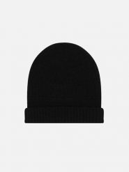 Perfect Cashmere Kaszmirowa czapka "Ember" w kolorze czarnym rozmiar: onesize. Czarne czapki damskie Perfect Cashmere, bez wzorów, z kaszmiru. Za 220.12 zł.