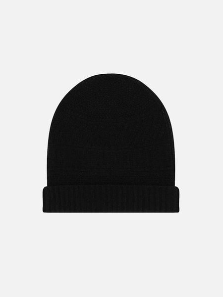 Perfect Cashmere Kaszmirowa czapka "Ember" w kolorze czarnym rozmiar: onesize. Czarne czapki damskie Perfect Cashmere, bez wzorów, z kaszmiru. Za 220.12 zł.