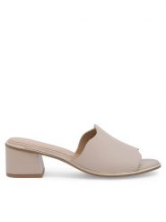 Lasocki Klapki WYL3784-3Z Beżowy. Brązowe klapki damskie Lasocki, bez wzorów, ze skóry, bez obcasa, bez zapięcia. Za 199.99 zł.