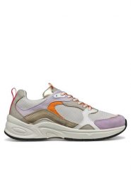 Geox Sneakersy D Zarvia D55YLA 0AS54 C1022 Biały. Białe obuwie sportowe damskie Geox, z materiału, bez zapięcia. Za 279.99 zł.