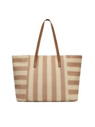 JENNY Torebka JNY-M-022-07 Brązowy. Brązowe shopper bag Jenny, bez wzorów, z syntetyku, bez dodatków. Za 129.99 zł.