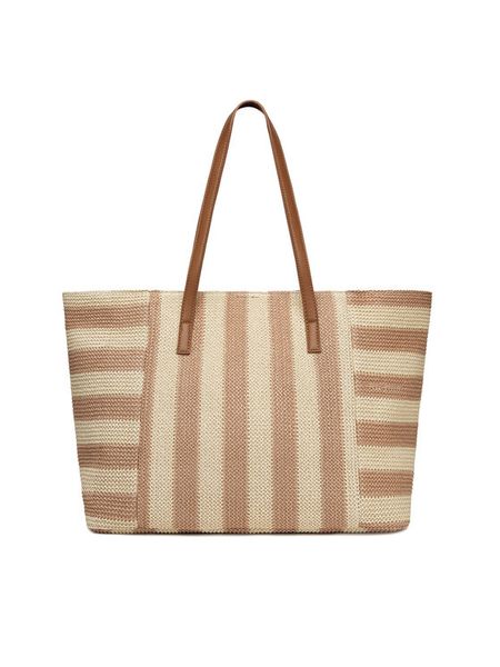 JENNY Torebka JNY-M-022-07 Brązowy. Brązowe shopper bag Jenny, z syntetyku, bez dodatków. Za 129.99 zł.