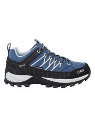 CMP Skórzane buty trekkingowe "Rigel Low" w kolorze niebieskim rozmiar: 38. Niebieskie obuwie trekkingowe damskie CMP, bez zapięcia. Za 239.95 zł.