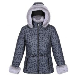 Kurtka Ocieplana Damska We Wzór Zwierzęcy Willabella. Czarne kurtki damskie Regatta, l, bez wzorów, z puchu, bez kaptura. Za 166.99 zł.