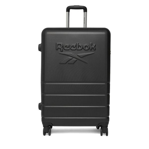 Walizka duża Reebok. Czarne walizki Reebok, bez wzorów, duże. Za 299.99 zł.