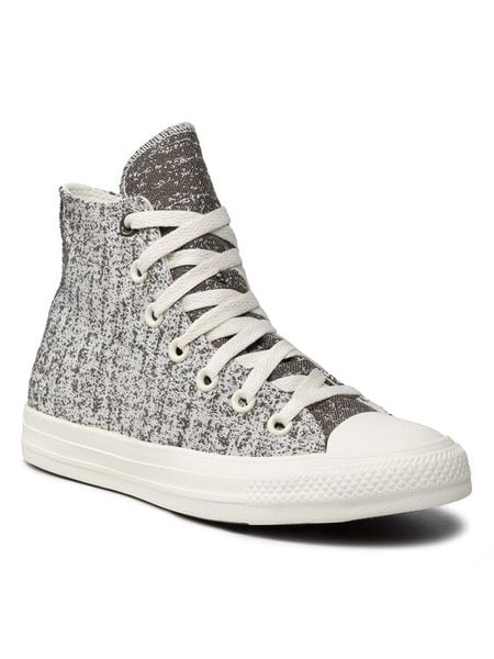 Converse Trampki Chuck Taylor All Star Gris Clair 571357C Zielony. Zielone trampki damskie Converse, bez wzorów, z materiału, bez zapięcia. Za 169.99 zł.