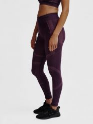 Legginsy damskie Hummel hmlMT. Czerwone legginsy sportowe damskie Hummel, s, bez wzorów, z poliesteru, na fitness i siłownię. Za 179.45 zł.
