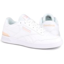 Buty damskie sportowe trampki Reebok COURT ADVANCE CLIP. Białe trampki damskie Reebok, bez wzorów, z gumy, bez zapięcia. Za 281.55 zł.